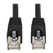 Eaton Tripp Lite Series Cat8 40G Snagless SSTP Ethernet Cable (RJ45 M/M), PoE, Black, 7 ft. (2.1 m)