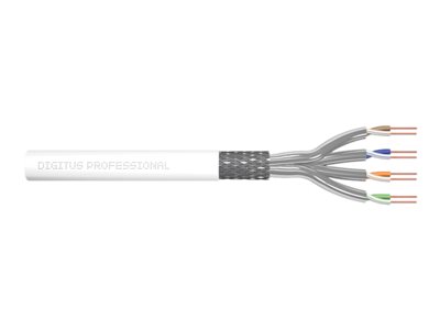 DIGITUS Verlegekabel S/FTP Cat7 305m, Box, AWG 26/1, weiß