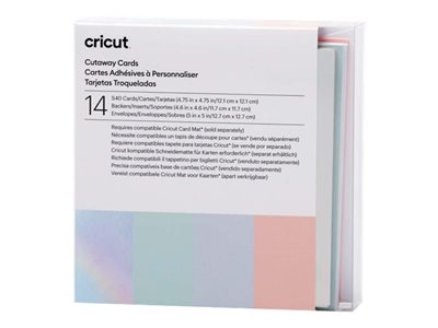 CRICUT Cut-Away Cards Pastel S40 (P) Großformatdrucker (LFP)