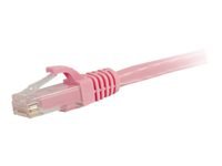 C2G 6IN Cat6a Snagless Unshielded (UTP) Network Patch Ethernet Cable-Pink