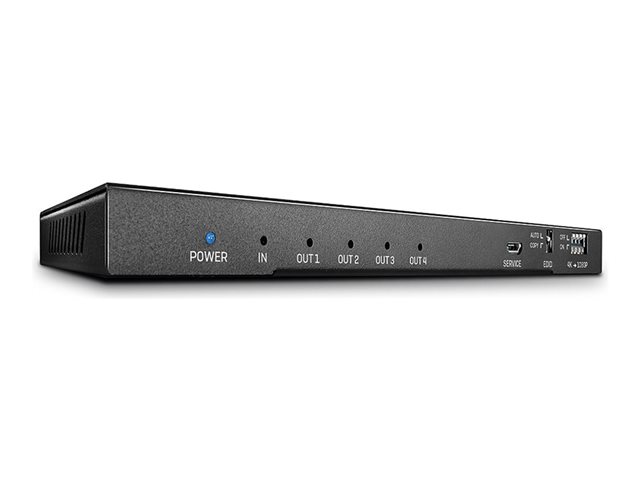 Splitter HDMI 18G avec Audio & Downscaling, 4 Ports