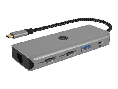 Dockingstation IcyBox 9-in-1 mobile USB 3.2 Gen 1 Type-C retail - IB-DK4012-CPD