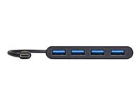 PORT Connect USB HUB 4 PORTS TYPE C - hub - 4 ports