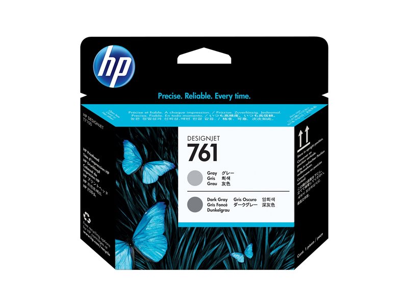 HP 761 Druckkopf gray + und dark gray