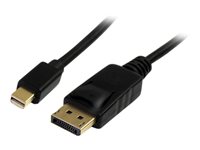 StarTech.com 1m Mini DisplayPort to DisplayPort 1.2 Cable DisplayPort 4k - DisplayPort cable - Mini DisplayPort (M) to DisplayPort (M) - 1 m - latched - black