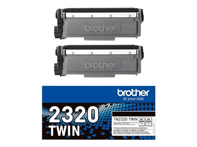 BROTHER TN2320 TWIN-pack black toners - TN2320TWIN
