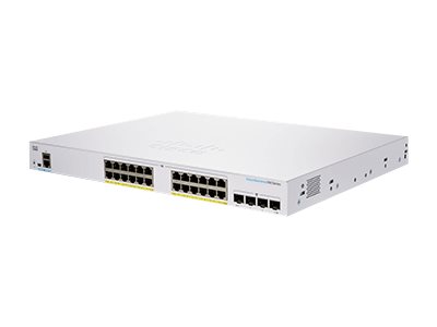 Cisco Business 250 Series CBS250-24PP-4G switch 28 ports smart Product shot Right-angle 79250