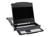 Eaton Tripp Lite Series DisplayPort IP KVM Console Switch 16Port 17in LCD Dual Rail 1URM
