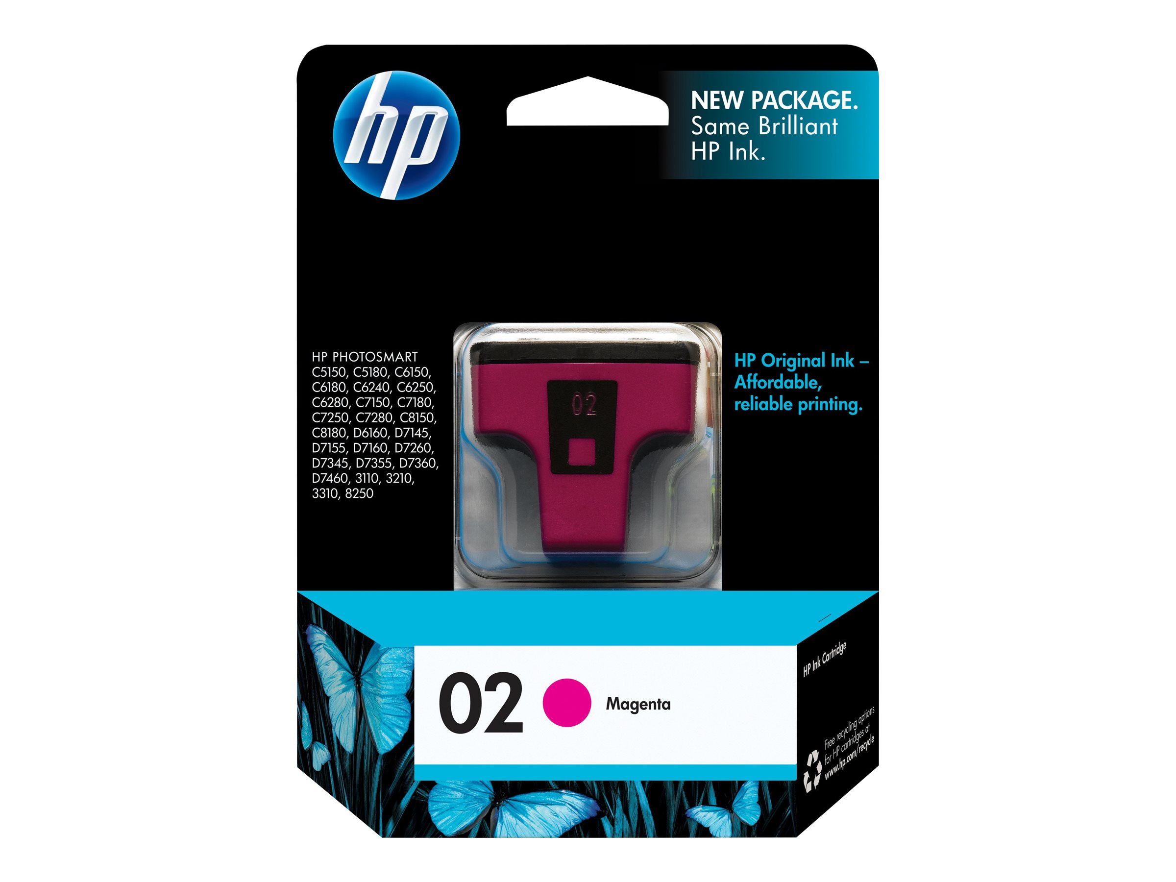 HP 02 - 3.5 ml - magenta