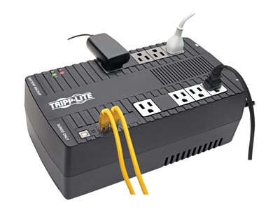 Tripp Lite UPS 700VA 350W Desktop Battery Back Up AVR Compact 120V USB RJ11 50/60Hz