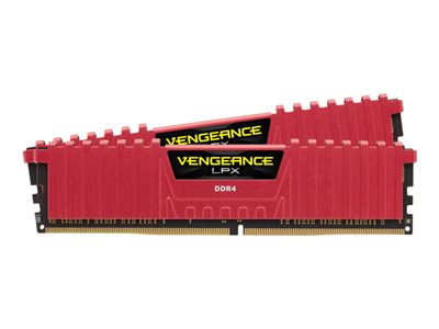 CORSAIR Vengeance LPX - DDR4 - kit - 32 GB: 2 x 16 GB - DIMM 288-pin - 2666  MHz / PC4-21300 - unbuffered