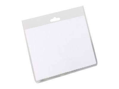 Durable Name Badge For 60 X 90 Mm Transparent Pack Of 20