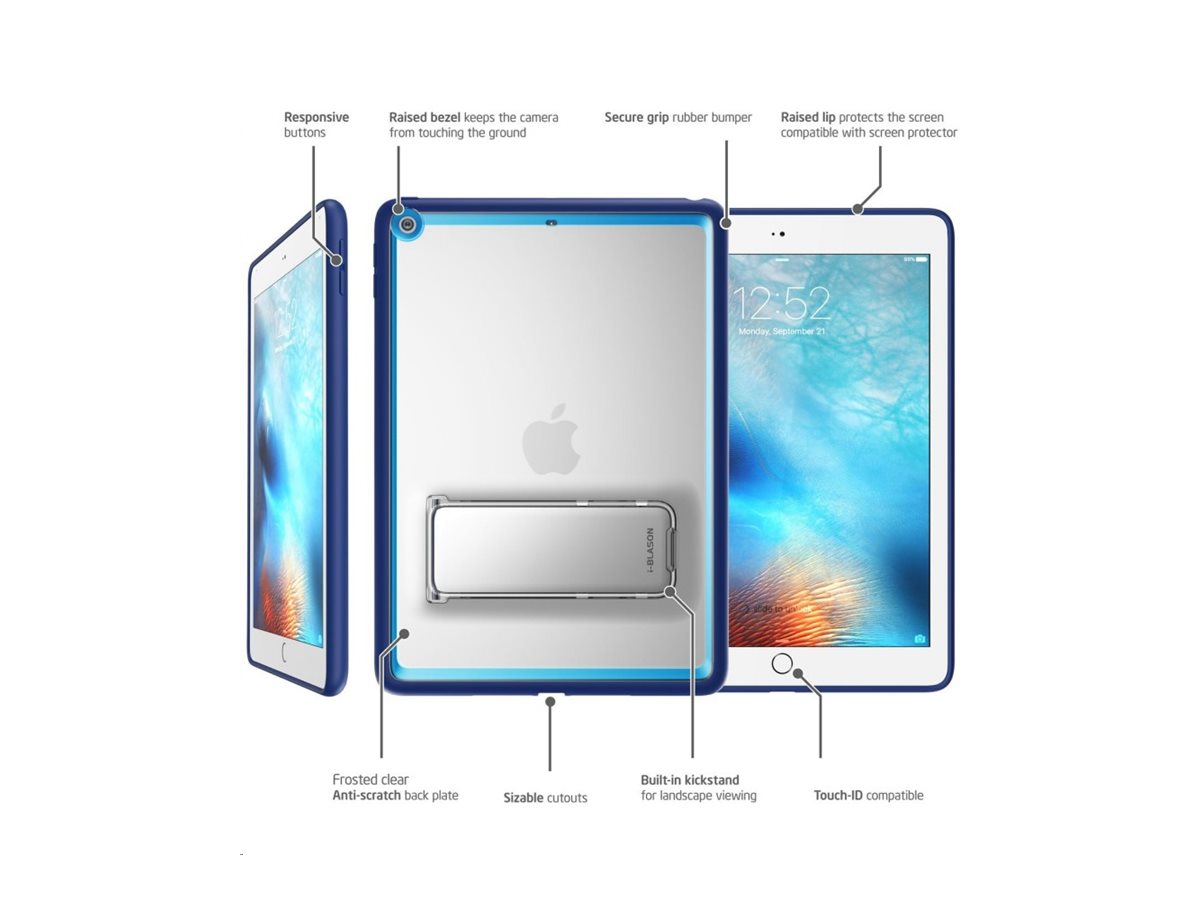 i-Blason Halo Slim - Back cover for tablet