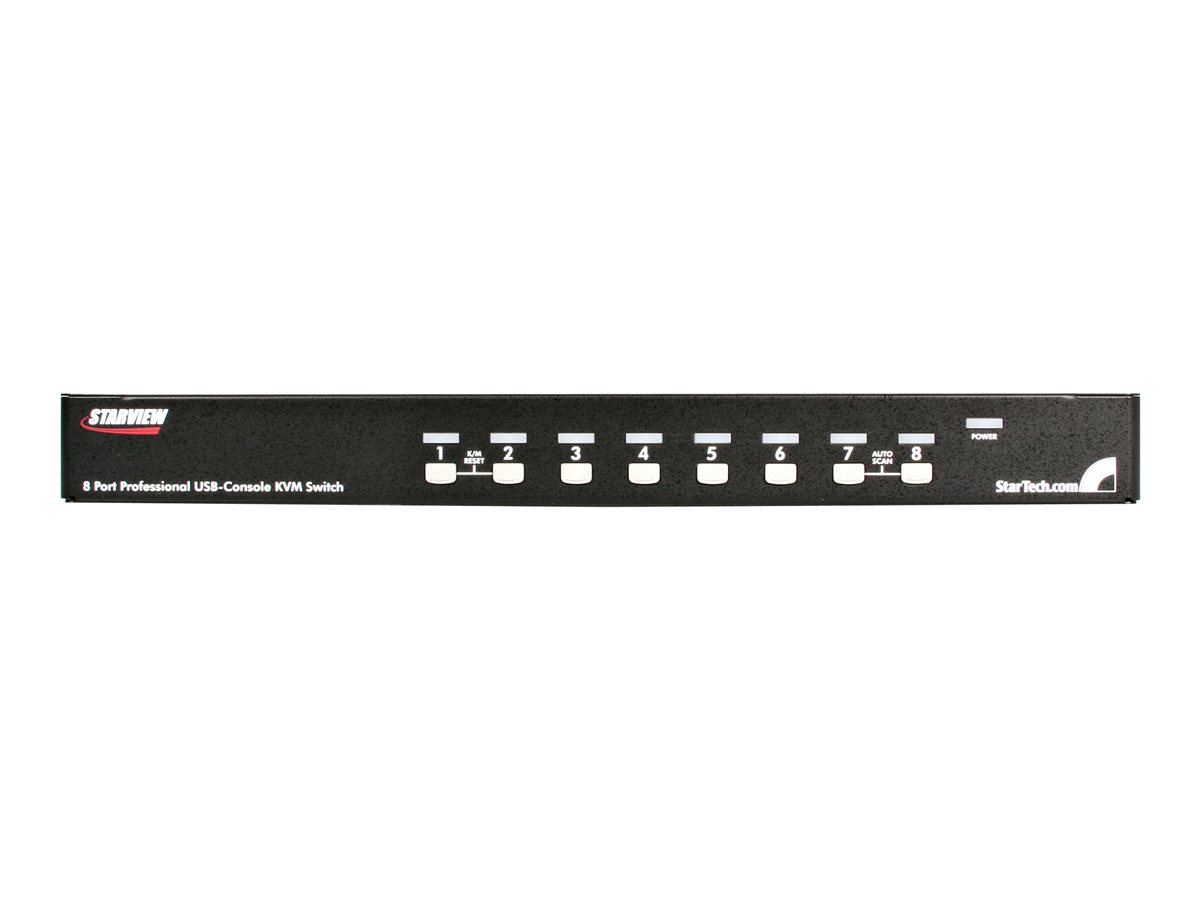 8 Port 1U Rackmount USB PS/2 KVM Switch – foto 2