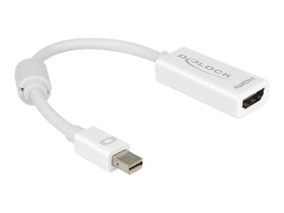 DELOCK Displayport Adapter mini DP -> HDMI St/Bu weiß