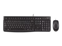 Logitech MK120 Tastatur og mus-sæt Kabling