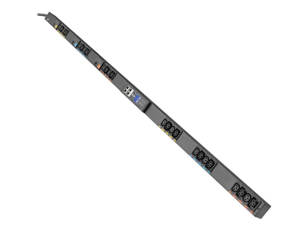 Eaton 3-Phase Managed Rack PDU G4, 120/208V, 24 Outlets, 16A, 5.8kW, L21-20 Input, 10 ft. Cord, 0U Vertical