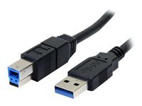 StarTech.com Câble SuperSpeed USB 3.0 - USB-A vers USB-B - M/M - 1,8 m - Noir (USB3SAB6BK)