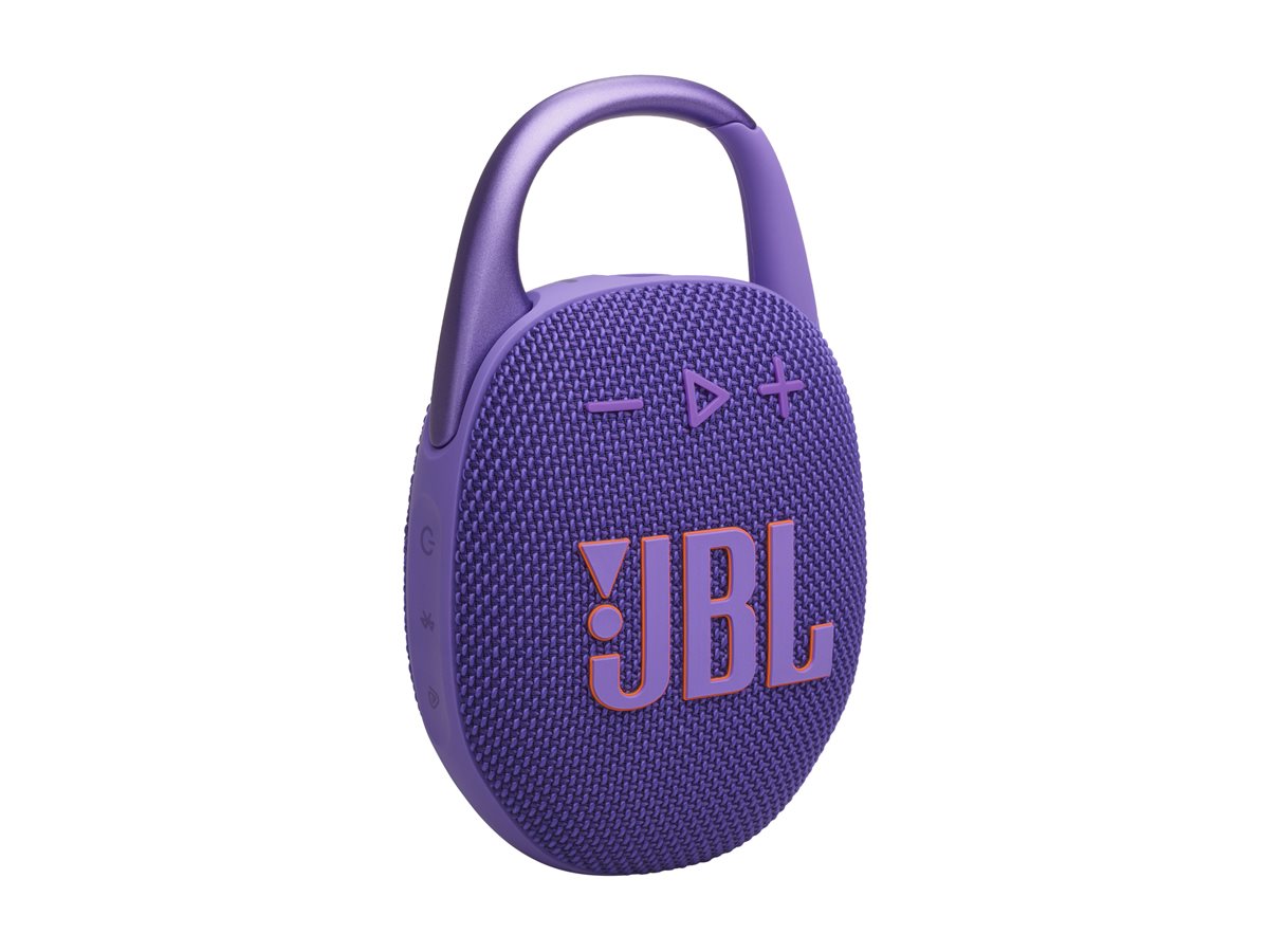 JBL Clip 5 Portable Bluetooth Speaker - Purple - JBLCLIP5PURAM