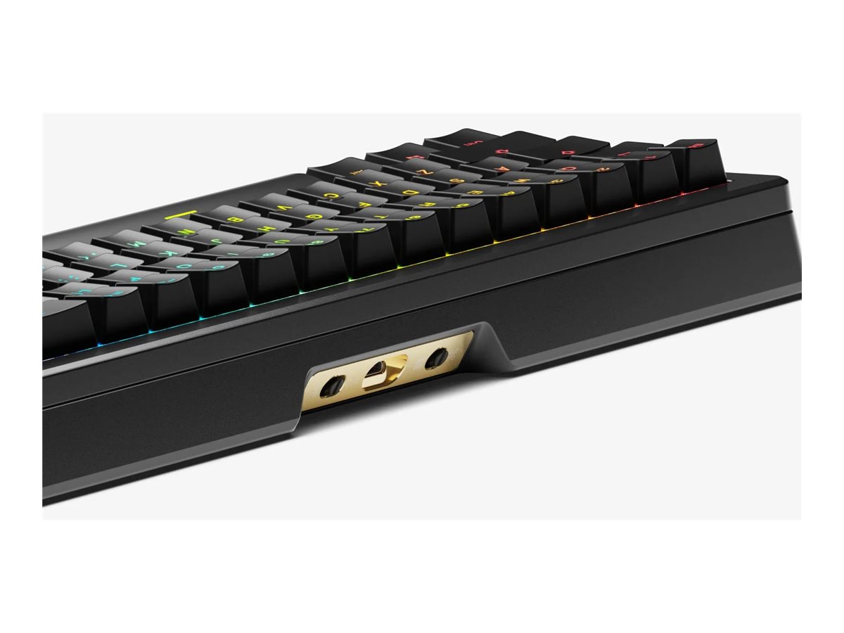 Glorious GMMK3 PRO HE keyboard prebuilt 65% QWERTY US black Input Product shot Ports / controls 75500