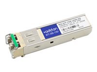 AddOn - SFP (mini-GBIC) transceiver module - GigE - 1000Base-EX - LC single-mode - up to 24.9 miles - 1310 nm - TAA Compliant - for Cisco Meraki MX100, MX400, MX600, MX80; Cloud Managed Ethernet Aggregation Switch MS420