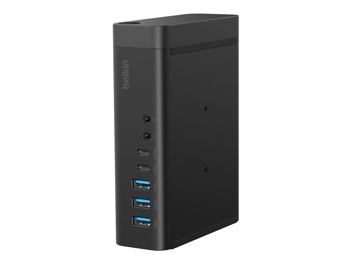 Belkin CONNECT docking station USB-C USB-C 2 x DP 3 x HDMI Product shot Right-angle 79850