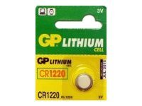 GP Lithium Coin Knapcellebatterier CR1220
