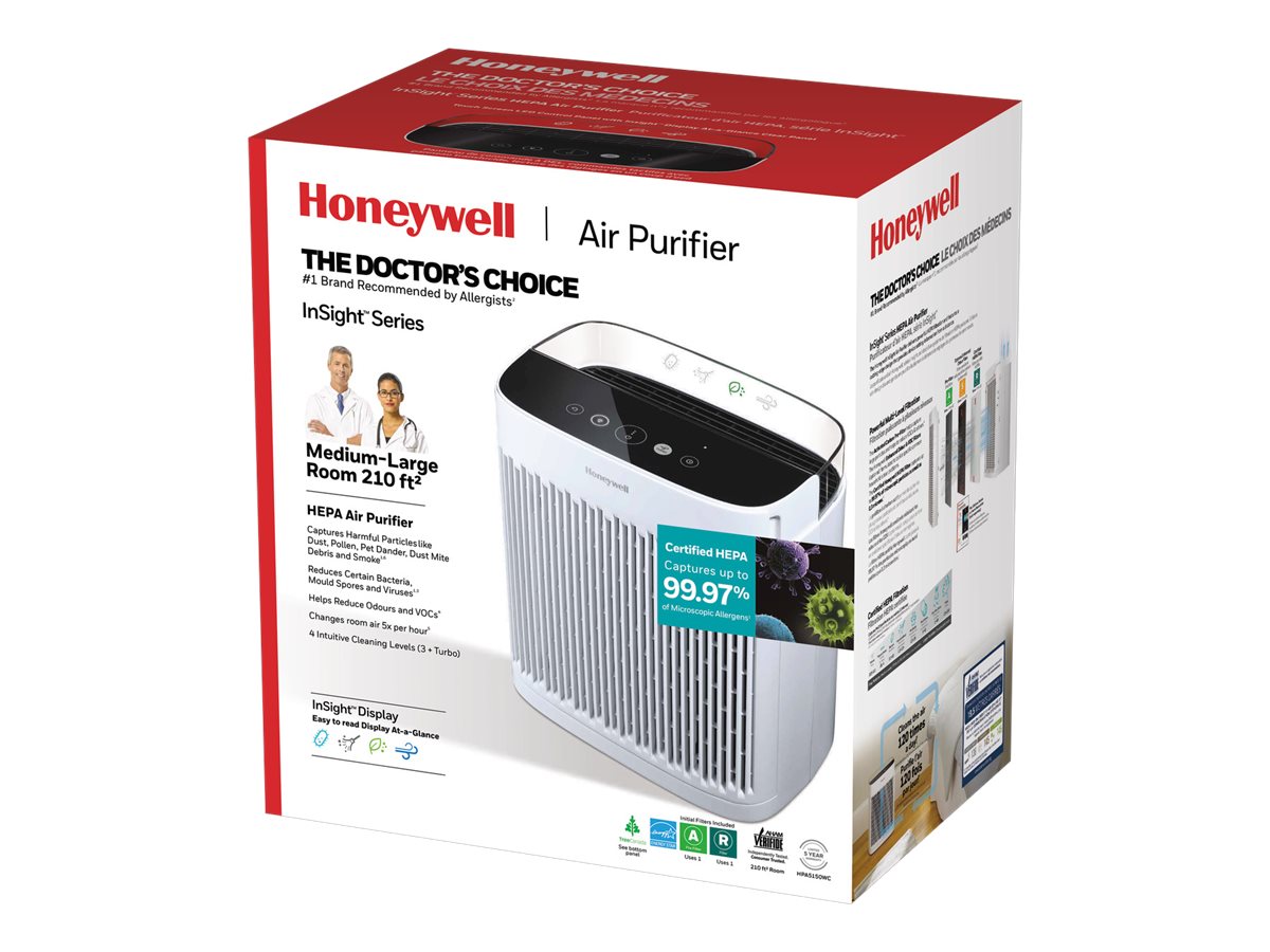 Honeywell power insight true deals hepa allergen remover air purifier