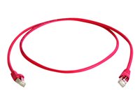 Telegärtner DataVoice Office CAT 6a SFTP, PiMF 3m Patchkabel Rød RAL 3018