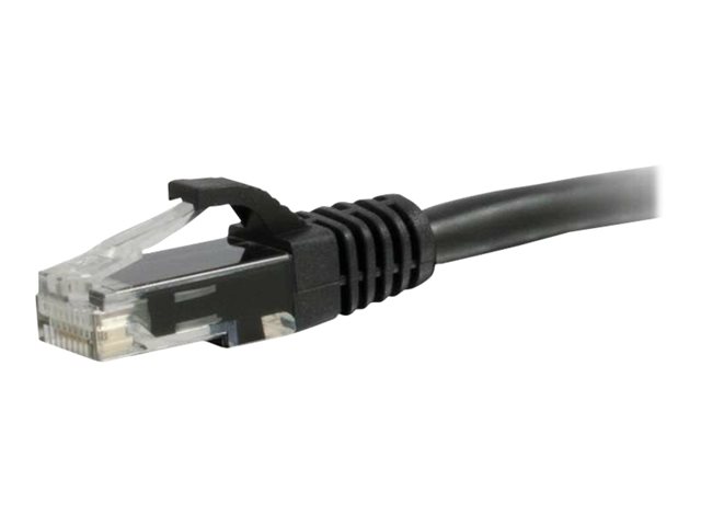 C2G Cat6 Booted Unshielded (UTP) Network Patch Cable - patch kabel - 50 cm - černá – foto 3