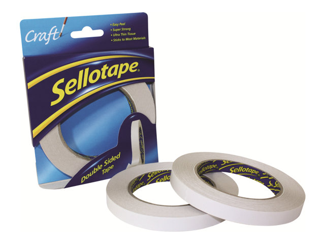 Sellotape Double Sided Tape 12 Mm X 33 M