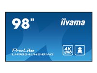 Iiyama LH9854UHS-B1AG 98' Digital skiltning/interaktiv kommunikation 3840 x 2160
