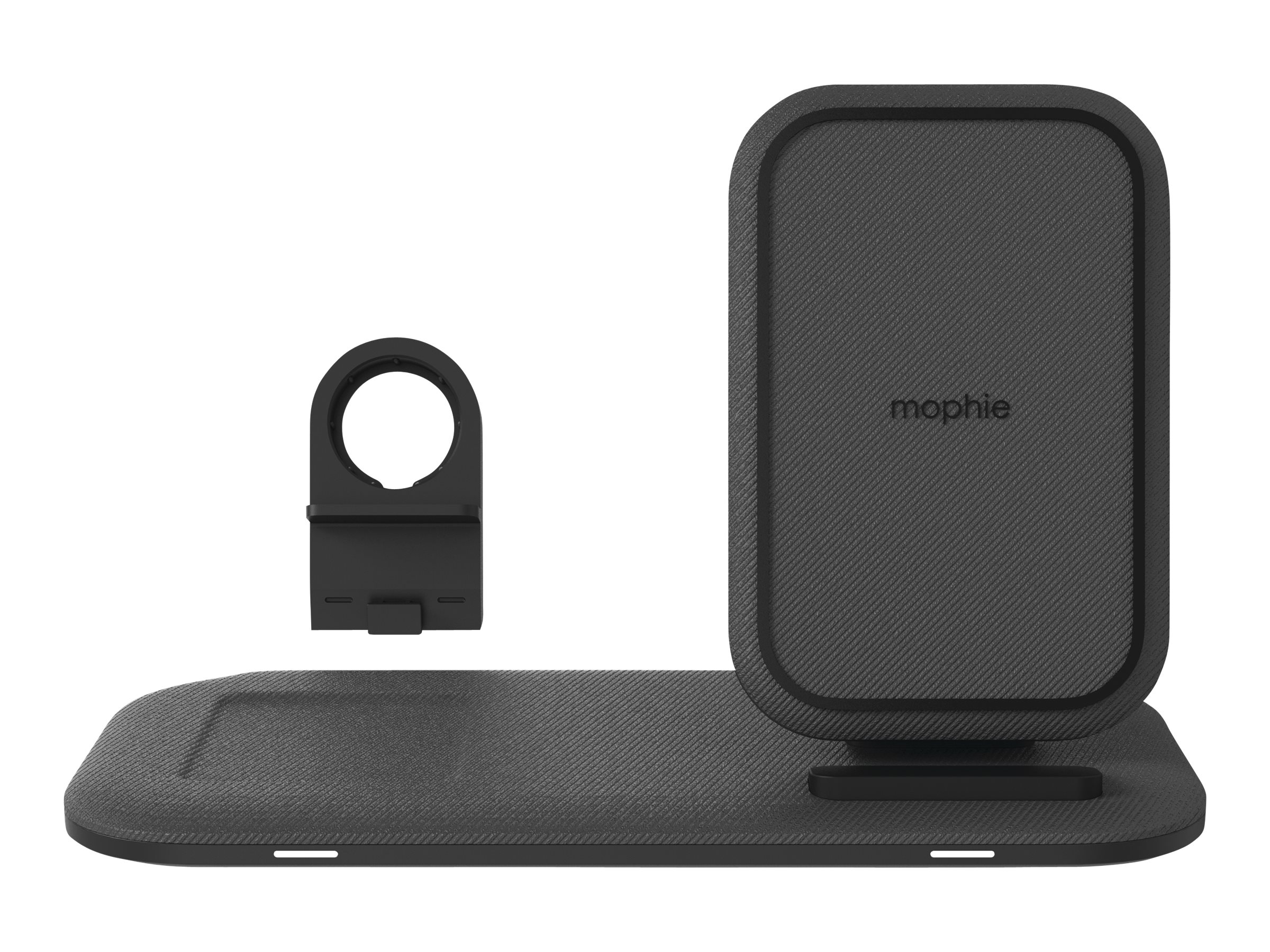 mophie Stand Plus wireless charging pad / charging stand USB 15 Product shot Front 79951