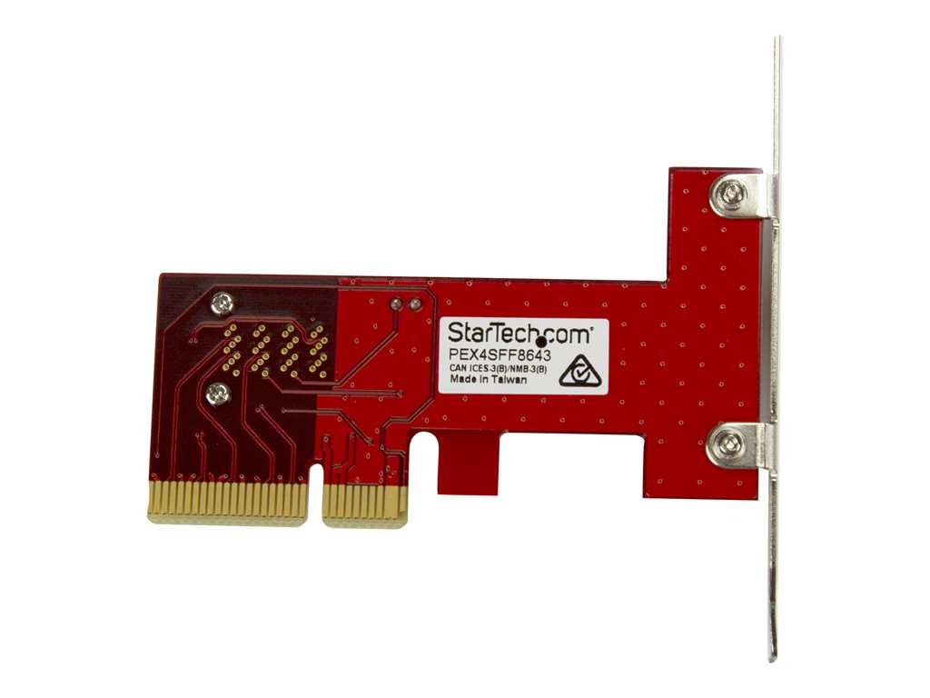 U.2 (SFF-8643) to M.2 PCI Express 4.0 x4 Host Adapter Card for 2.5 U.2  NVMe SSD