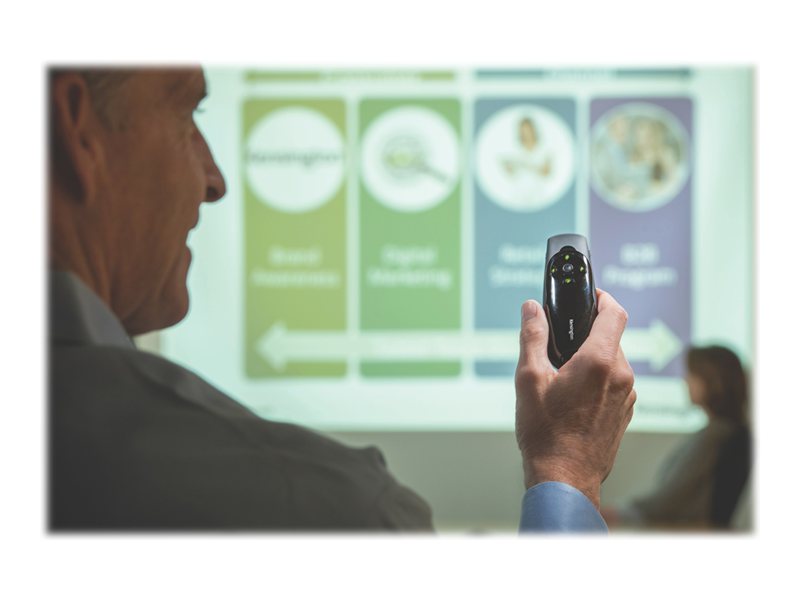 Kensington Presenter Expert Green Laser with Cursor Control tlcommande de prsentation - noir