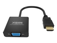 VISION Professional adapter - HDMI / VGA - 23 cm
