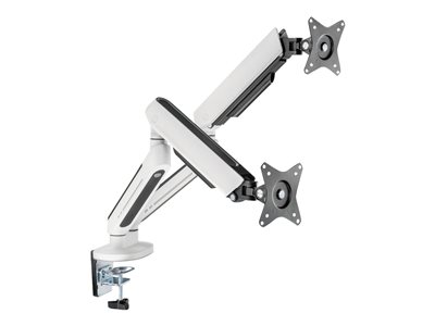 SIIG Premium Dual-Monitor Arms Desk Mount with Gaming RGB Lighting