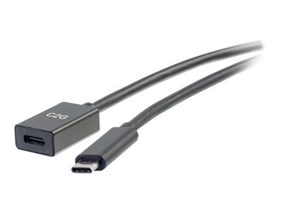C2G 3ft USB C Extension Cable - USB 3.2 - 5Gbps -M/F