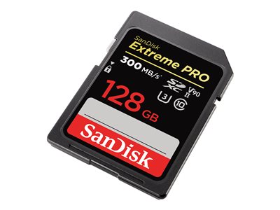 SanDisk Extreme Pro - flash memory card - 128 GB - SDXC UHS-I