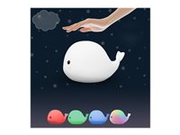 Globe Multicolor Rechargeable LED Night Lamp - Wally Whale