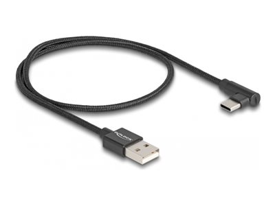 DELOCK USB 2.0 Kabel Typ-A St zu USB Type-C Stecker 0,5m