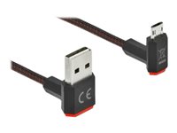 DeLOCK Easy USB-kabel 2m Sort Rød