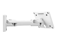 Compulocks VESA Swing Arm Mount - Befestigungskit (Schwenkarm) - für Tablett - Stahl - weiß - unter Schrank, Wandinnenecke, Wandaußenecke - für Axis iPad POS Enclosure