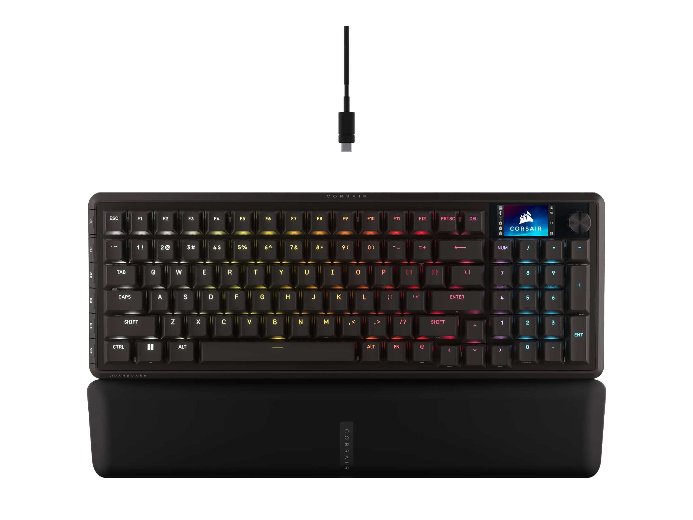 CORSAIR VANGUARD 96, keyboard, 96% compact, QWERTY, US, black Input Device