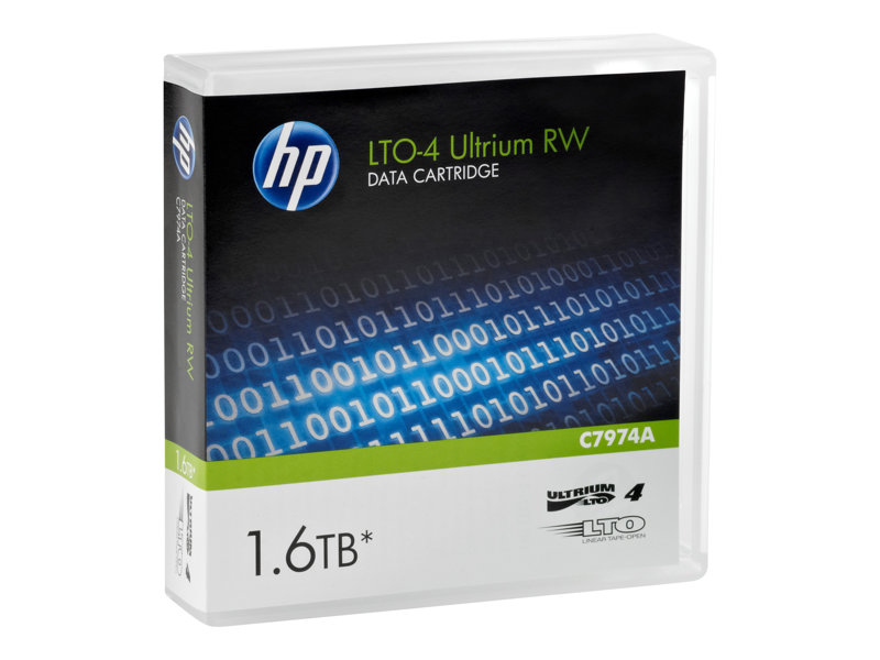 HP LTO-4 Ultrium 800GB/1.6TB RW Data Storage Tape Cartridge