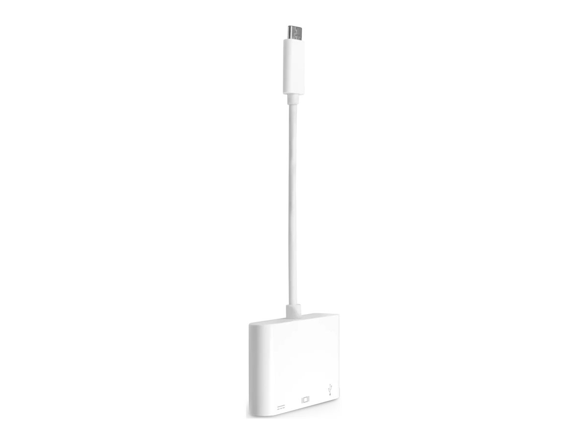 LOGiiX USB-C to USB-C / HDMI / USB-A Docking Station - White - LGX-13318