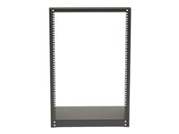 Startech 16U Open Frame Network Rack - 19" 2 Post Free Standing Desktop Rack for Computer, AV, Media, IT Equipment for Server