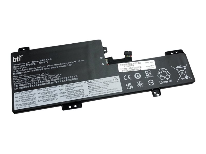 BTI - Notebook battery (equivalent to: Lenovo L19M3PF8)