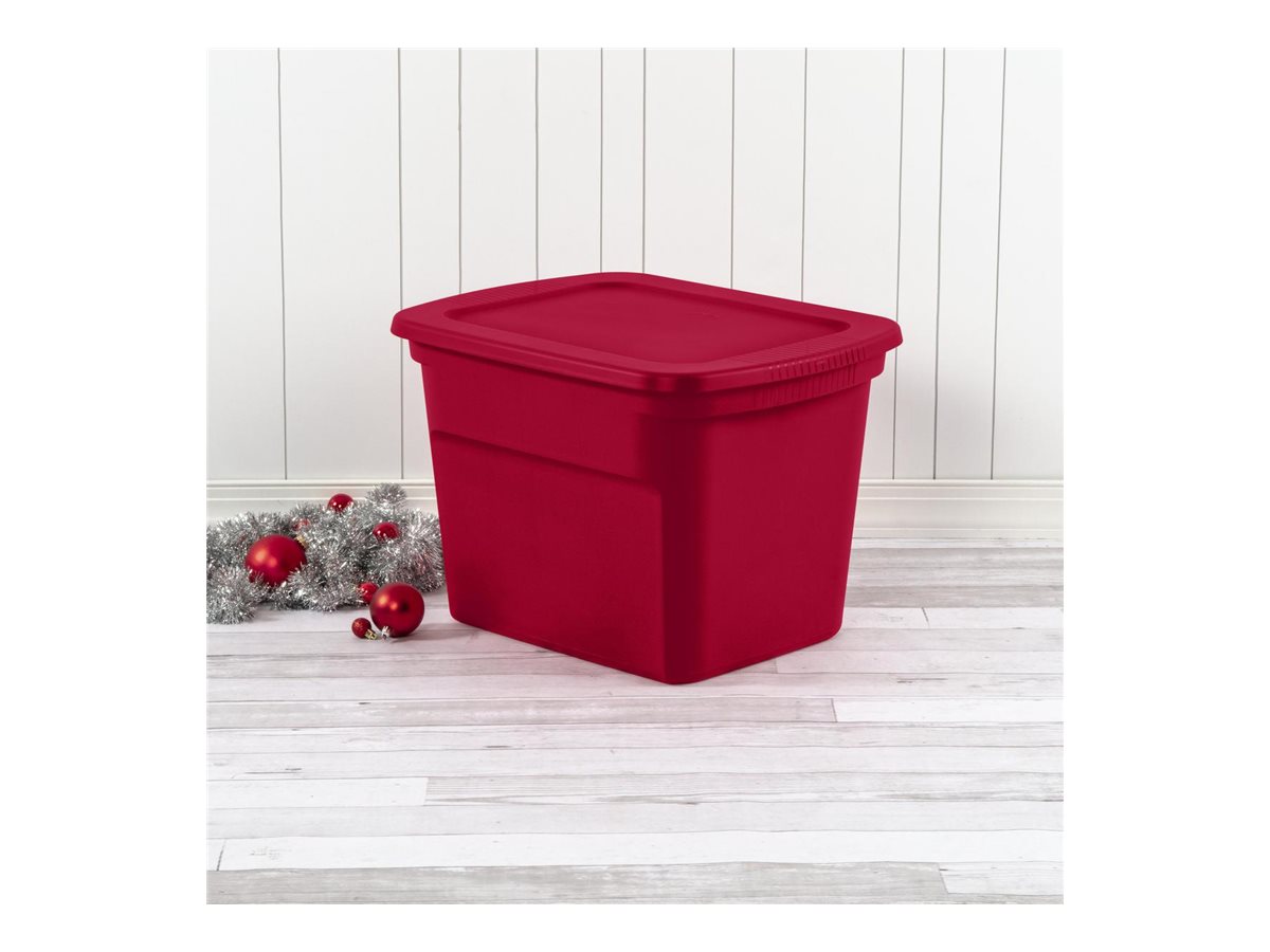 Sterilite Storage Box 68L Rocket Red
