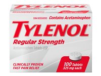 Tylenol* Regular Strength Tablets - 100's